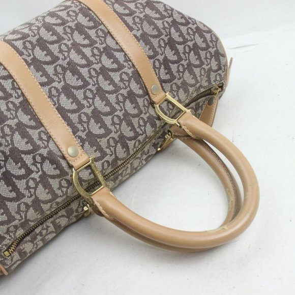 Dior Brown Monogram Trotter Boston Duffle 858597 - Picture 5 of 12